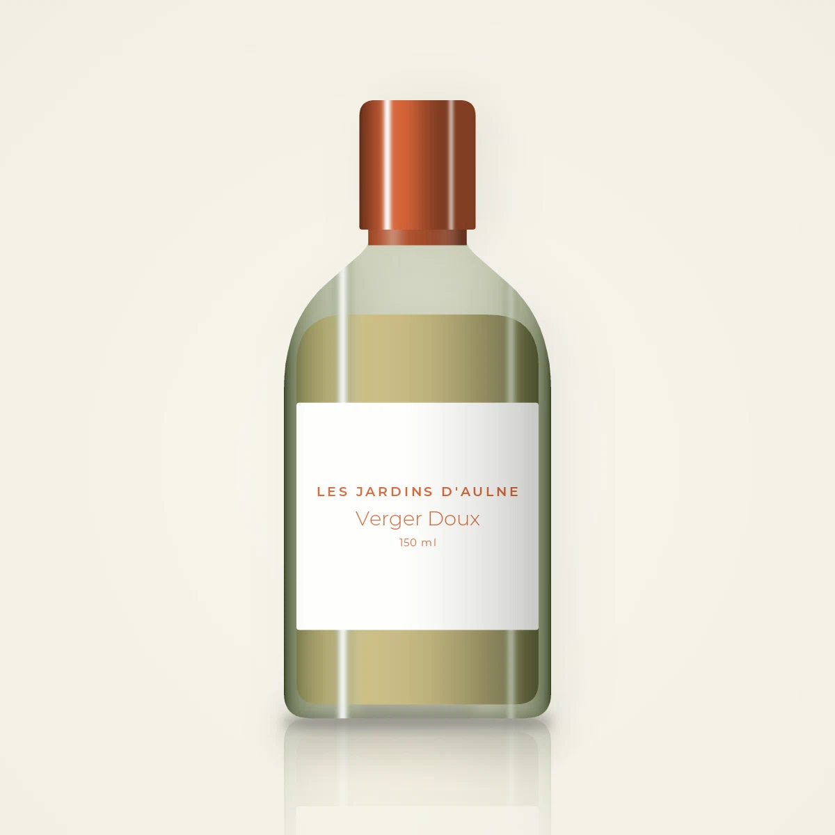 Huile corps sèche Verger Doux voluptueuse – Les Jardins d'Aulne, flacon 150 ml