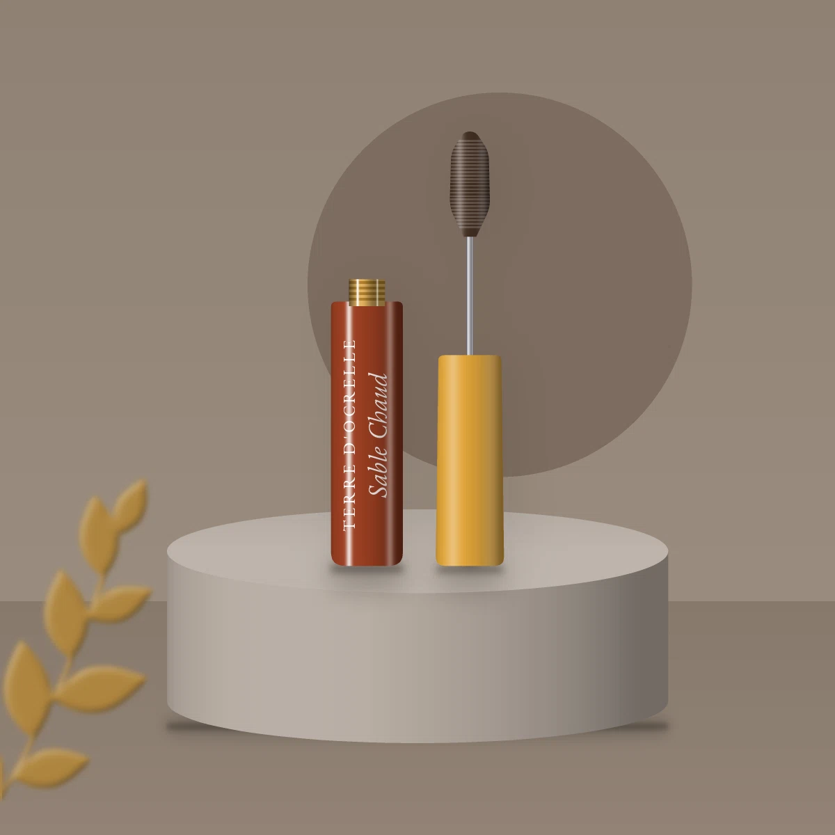 Mascara haute définition Sable Chaud – Terre d'Ocrelle, photo d'ambiance