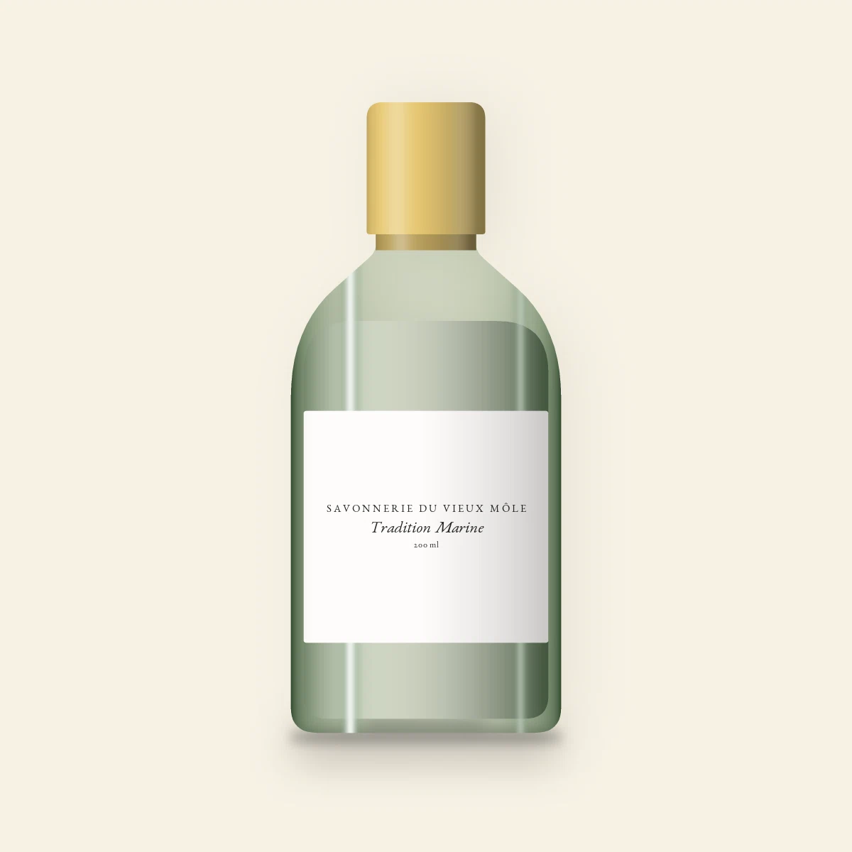 Lait corps Tradition Marine à l'huile de jojoba – Savonnerie du Vieux Môle, flacon 200 ml