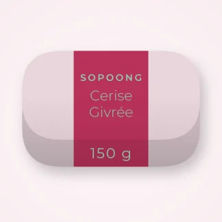 Savon Cerise Givrée surgras à l'avoine – Sopoong, pain 150 g
