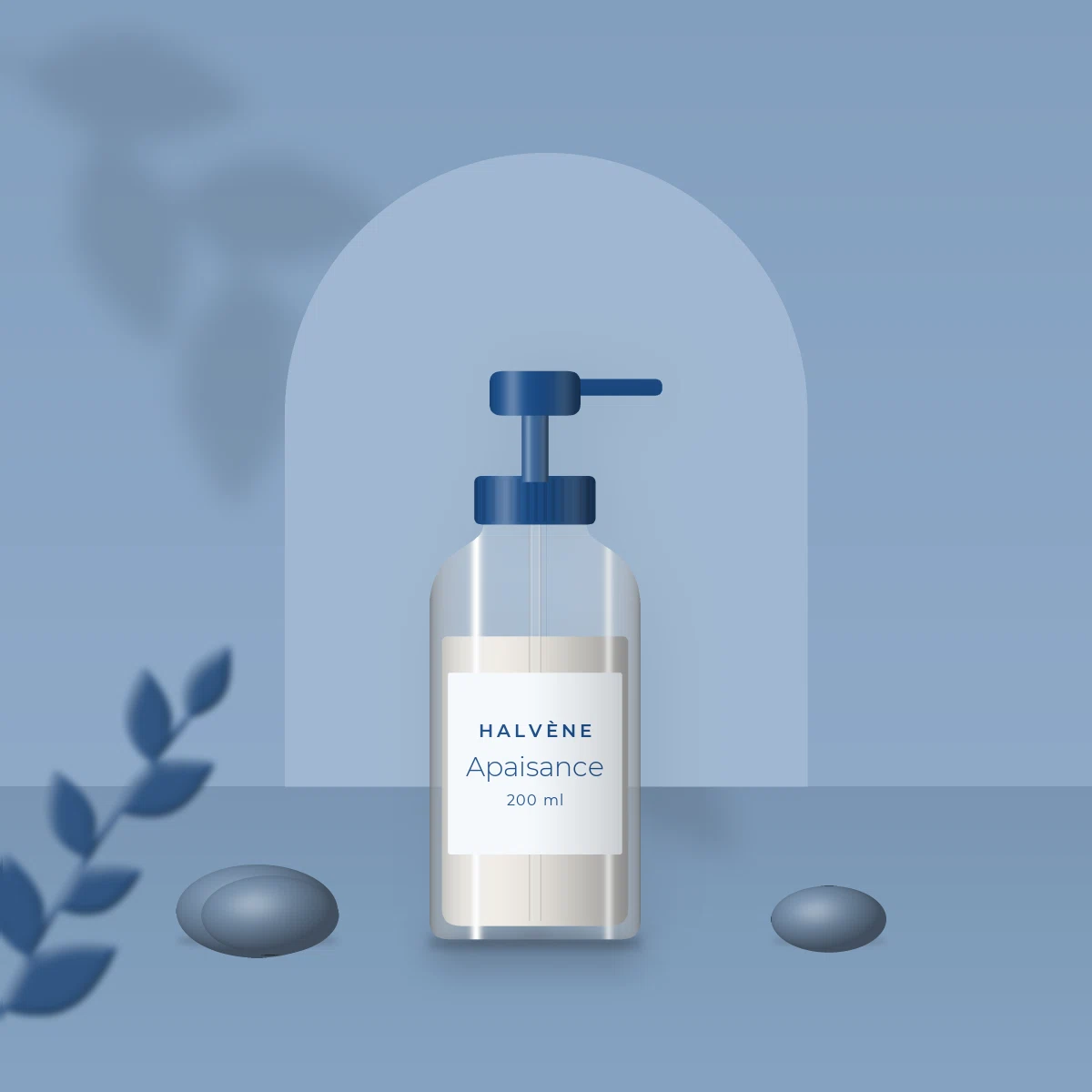 Nettoyant visage énergisant Apaisance – Halvène, photo d'ambiance