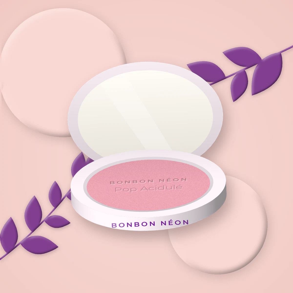 Blush sans effet plâtre Pop Acidulé – Bonbon Néon, photo d'ambiance