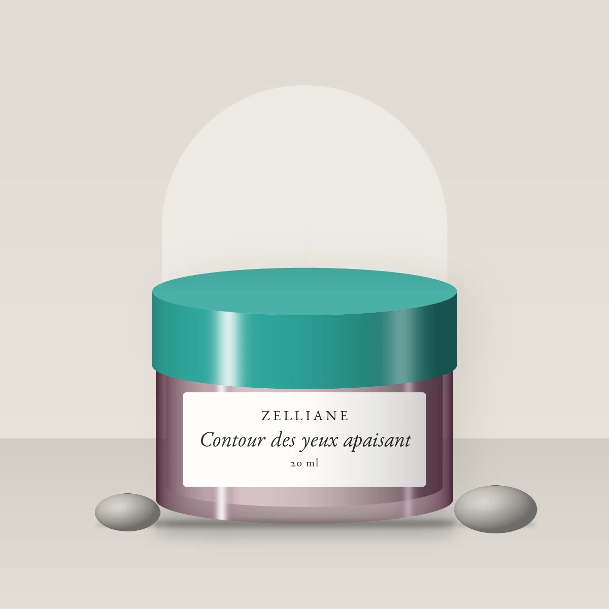 Contour des yeux apaisant au bakuchiol – Zelliane, photo d'ambiance