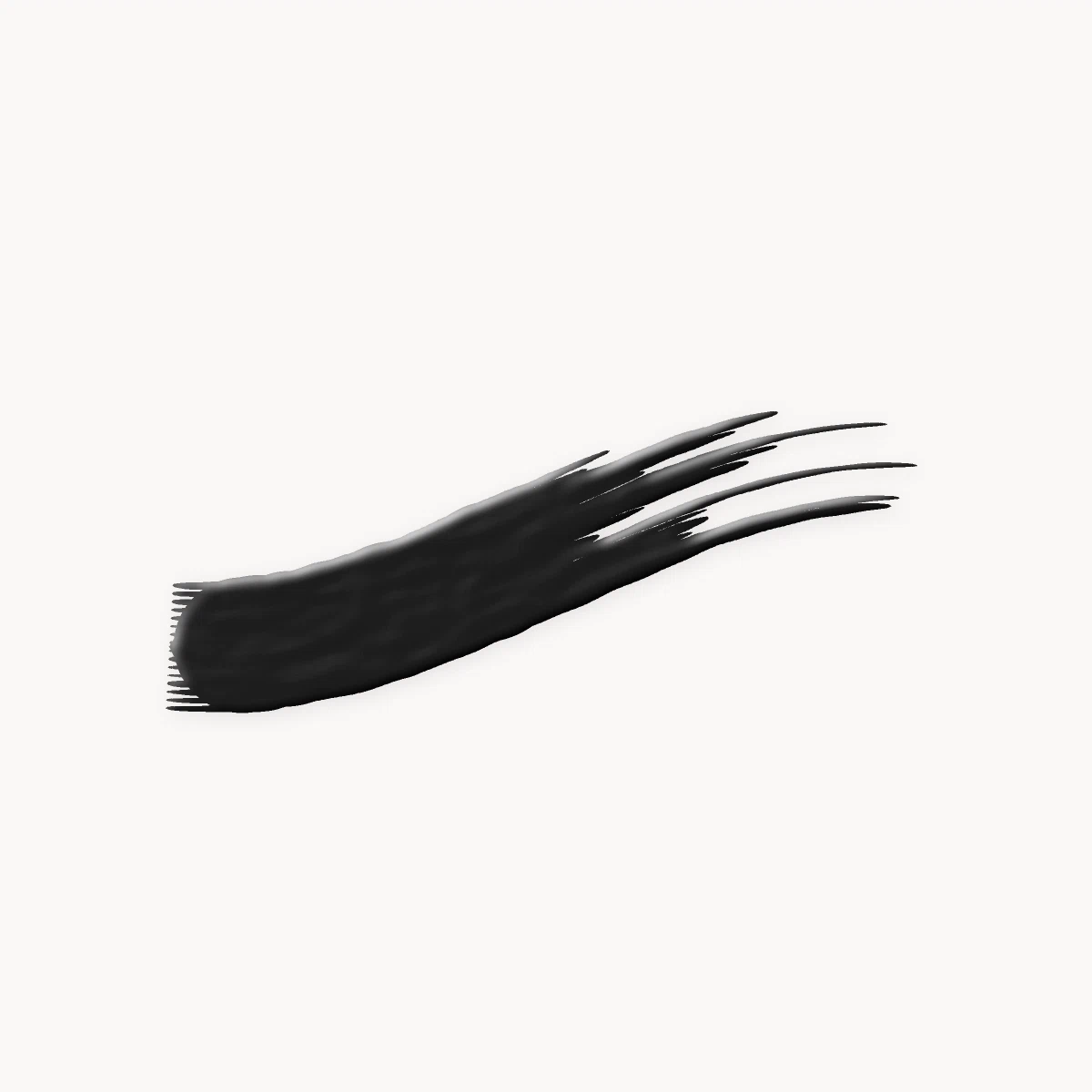 Mascara Forêt Blanche à l'huile de raisin – Yukimori, aperçu de la teinte Noir intense