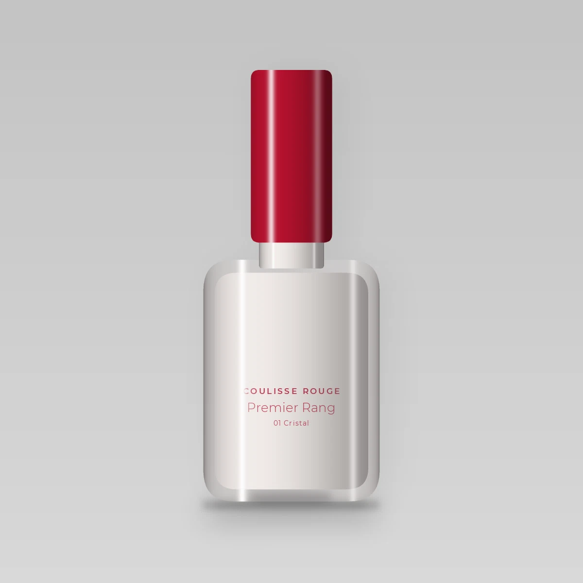 Vernis à ongles Premier Rang à la myrrhe – Coulisse Rouge, flacon 10 ml, teinte 01 Cristal