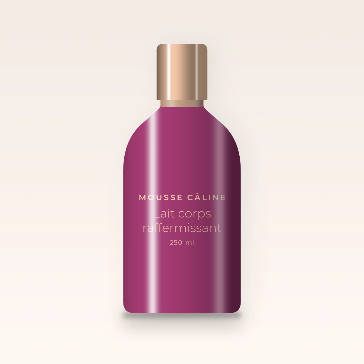 Lait corps raffermissant au beurre de murumuru – Mousse Câline, flacon 250 ml