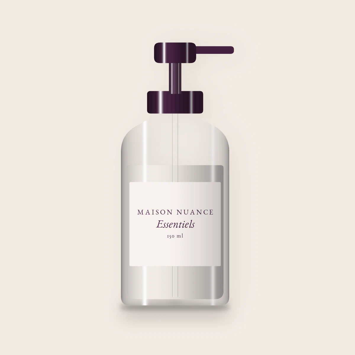 Crème coiffante définissante Essentiels – Maison Nuance, flacon-pompe 150 ml
