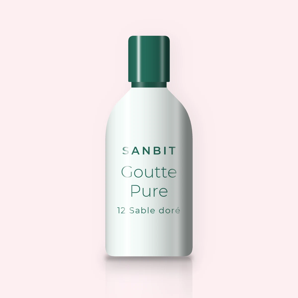 Fond de teint Goutte Pure confort – Sanbit, flacon 35 ml, teinte 12 Sable doré