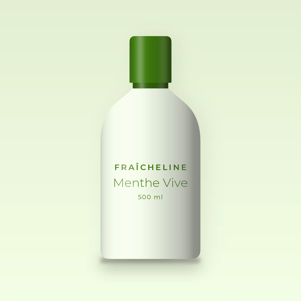 Shampooing brillance miroir Menthe Vive – Fraîcheline, flacon 500 ml