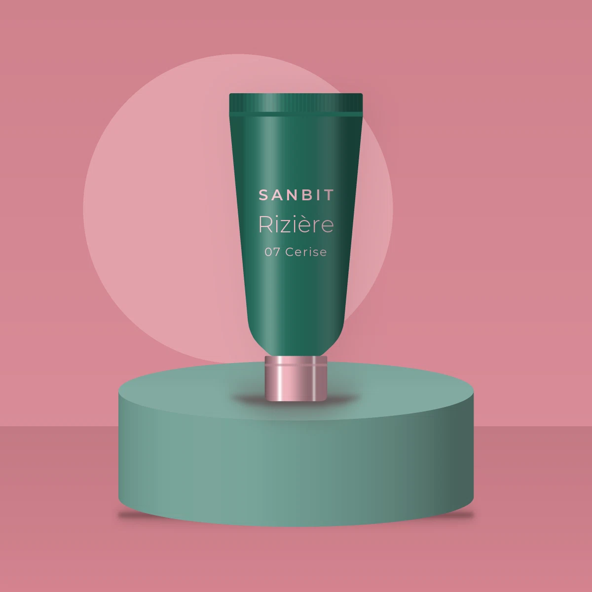 Gloss Rizière à l'huile de cerise – Sanbit, photo d'ambiance
