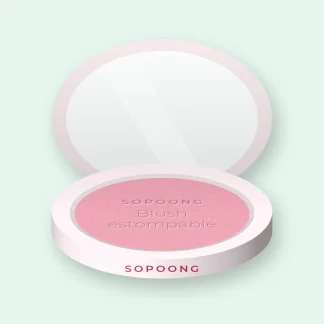 Blush estompable à la fleur de cerisier – Sopoong, boîtier 4 g, teinte 02 Rose tendre