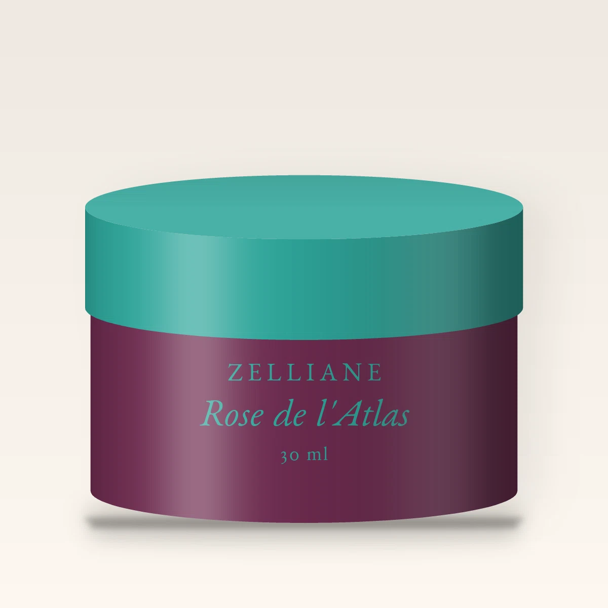 Soin anti-âge unifiant Rose de l'Atlas – Zelliane, pot 30 ml