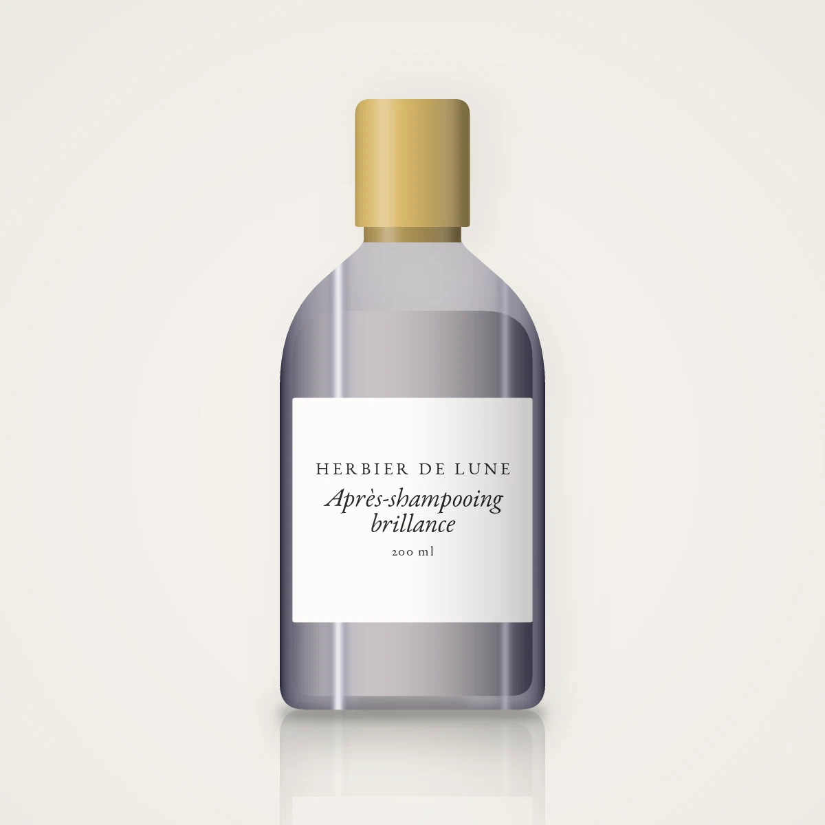 Après-shampooing brillance au beurre de murumuru – Herbier de Lune, flacon 200 ml