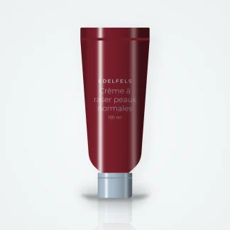 Crème à raser peaux normales à la camomille – Edelfels, tube 150 ml