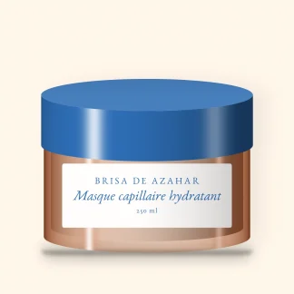 Masque capillaire hydratant à la graine de lin – Brisa de Azahar, pot 250 ml