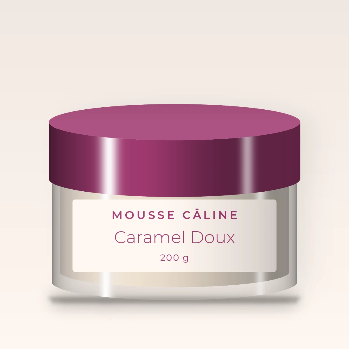 Gommage corps Caramel Doux nourrissant – Mousse Câline, pot 200 g