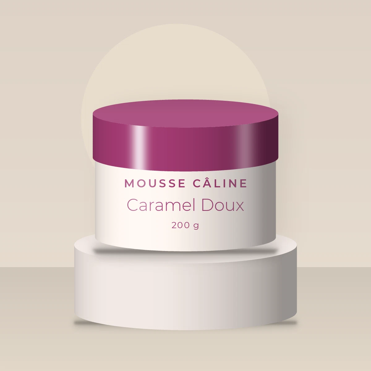 Gommage corps Caramel Doux nourrissant – Mousse Câline, photo d'ambiance
