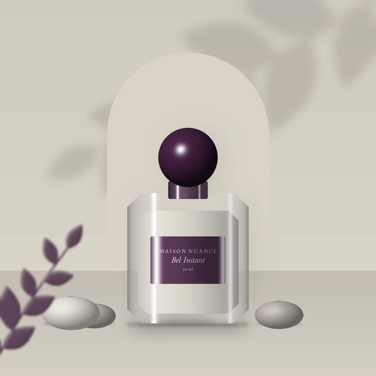 Parfum Bel Instant rare au petit-grain – Maison Nuance, photo d'ambiance