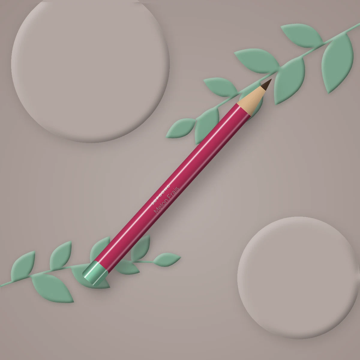 Eyeliner Melon Frais au squalane – Sopoong, photo d'ambiance