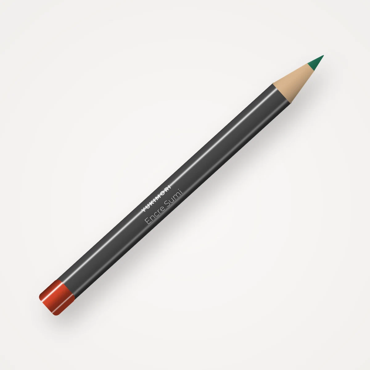 Eyeliner haute pigmentation Encre Sumi – Yukimori, crayon 0,3 g, teinte Vert émeraude
