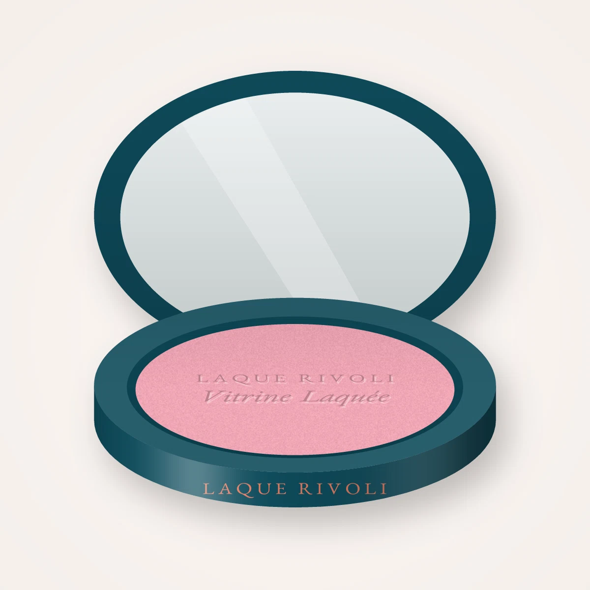 Blush Vitrine Laquée embellisseur – Laque Rivoli, boîtier 6 g, teinte 02 Rose tendre