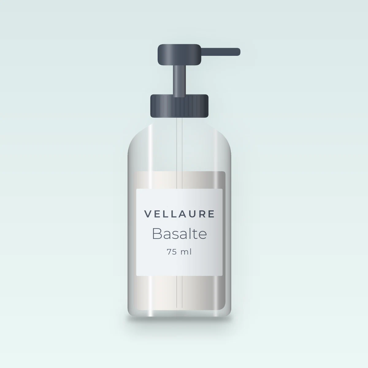 Crème hydratante réconfortante Basalte – Vellaure, flacon-pompe 75 ml