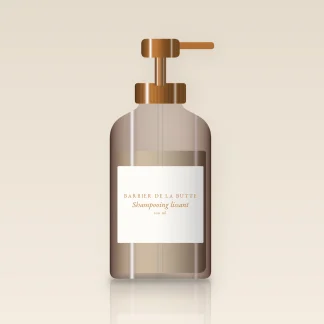 Shampooing lissant aux protéines de quinoa – Barbier de la Butte, flacon-pompe 100 ml