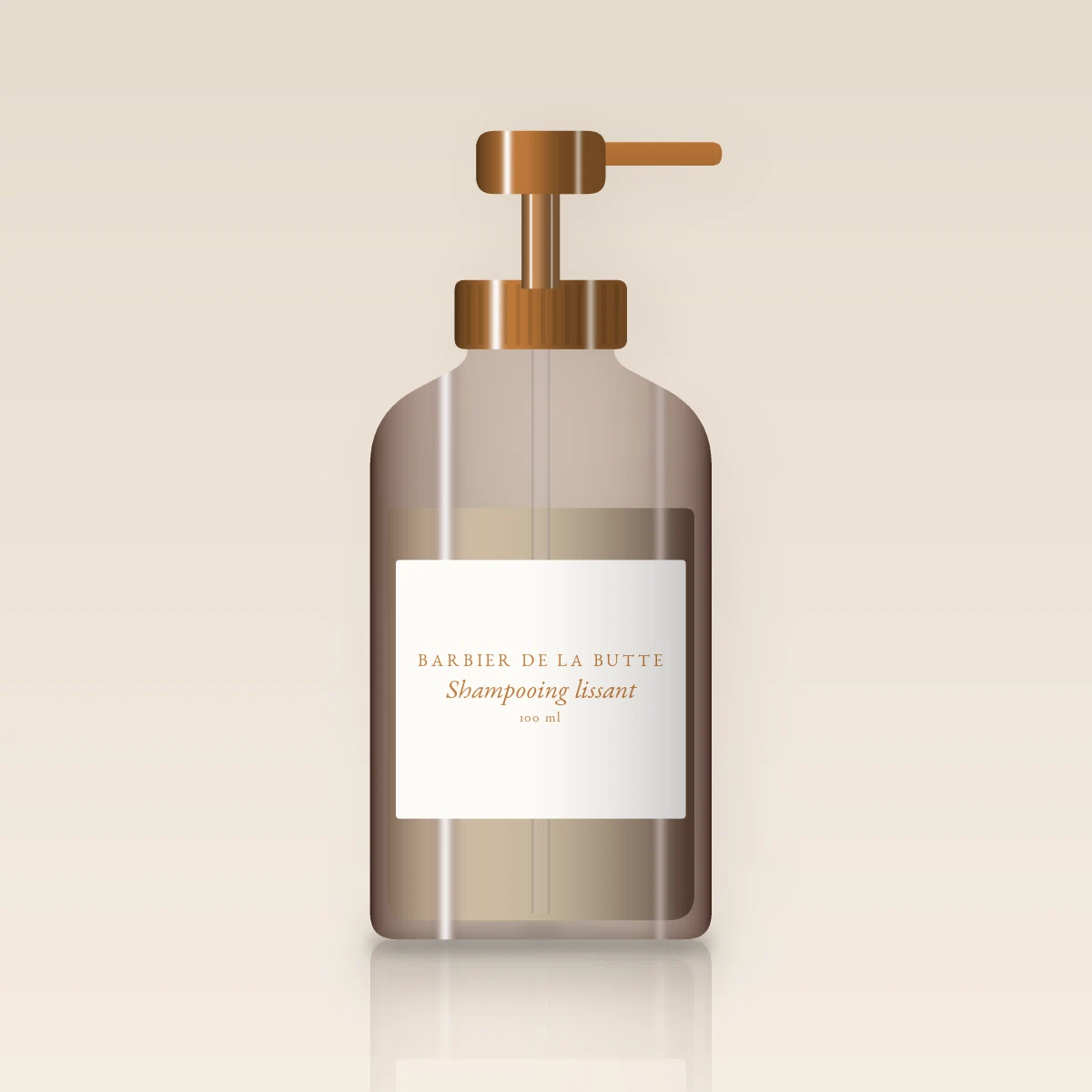 Shampooing lissant aux protéines de quinoa – Barbier de la Butte, flacon-pompe 100 ml