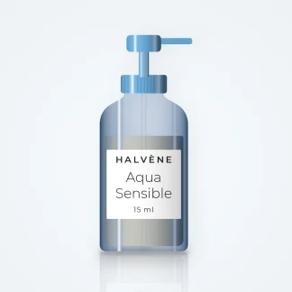 Sérum raffermissant Aqua Sensible – Halvène, flacon-pompe 15 ml