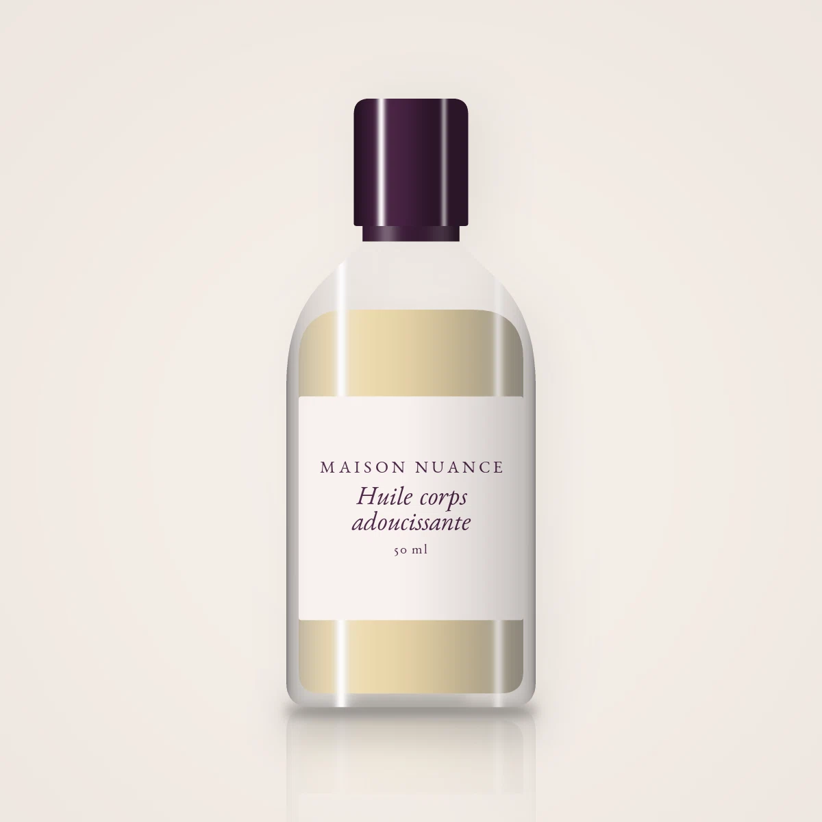 Huile corps adoucissante à l'onagre – Maison Nuance, flacon 50 ml