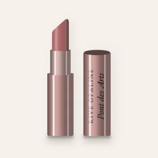 Rouge à lèvres Pont des Arts à l'huile d'olive – Rive Opaline, étui 3,5 g, teinte 03 Bois de rose