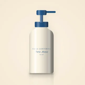 Gel douche Porto Antico au beurre de cacao – Casa Lanterna, flacon-pompe 100 ml