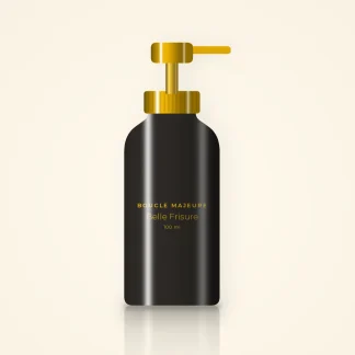 Shampooing Belle Frisure à l'extrait de ginseng – Boucle Majeure, flacon-pompe 100 ml