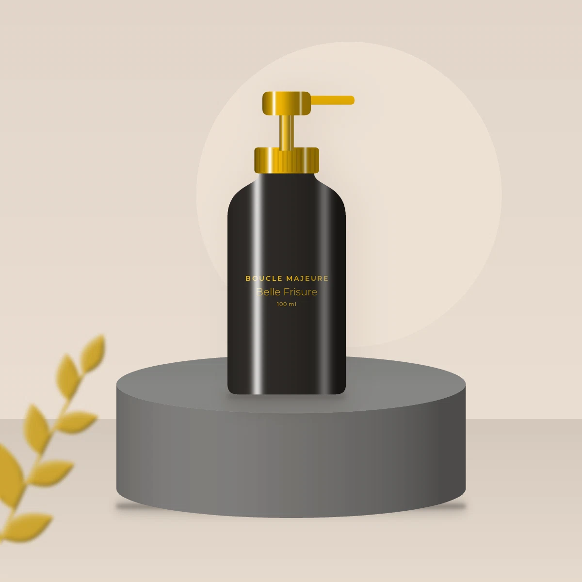 Shampooing Belle Frisure à l'extrait de ginseng – Boucle Majeure, photo d'ambiance