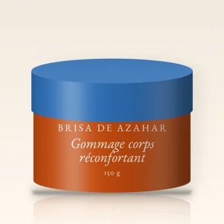 Gommage corps réconfortant au sucre et au sel marin – Brisa de Azahar, pot 150 g