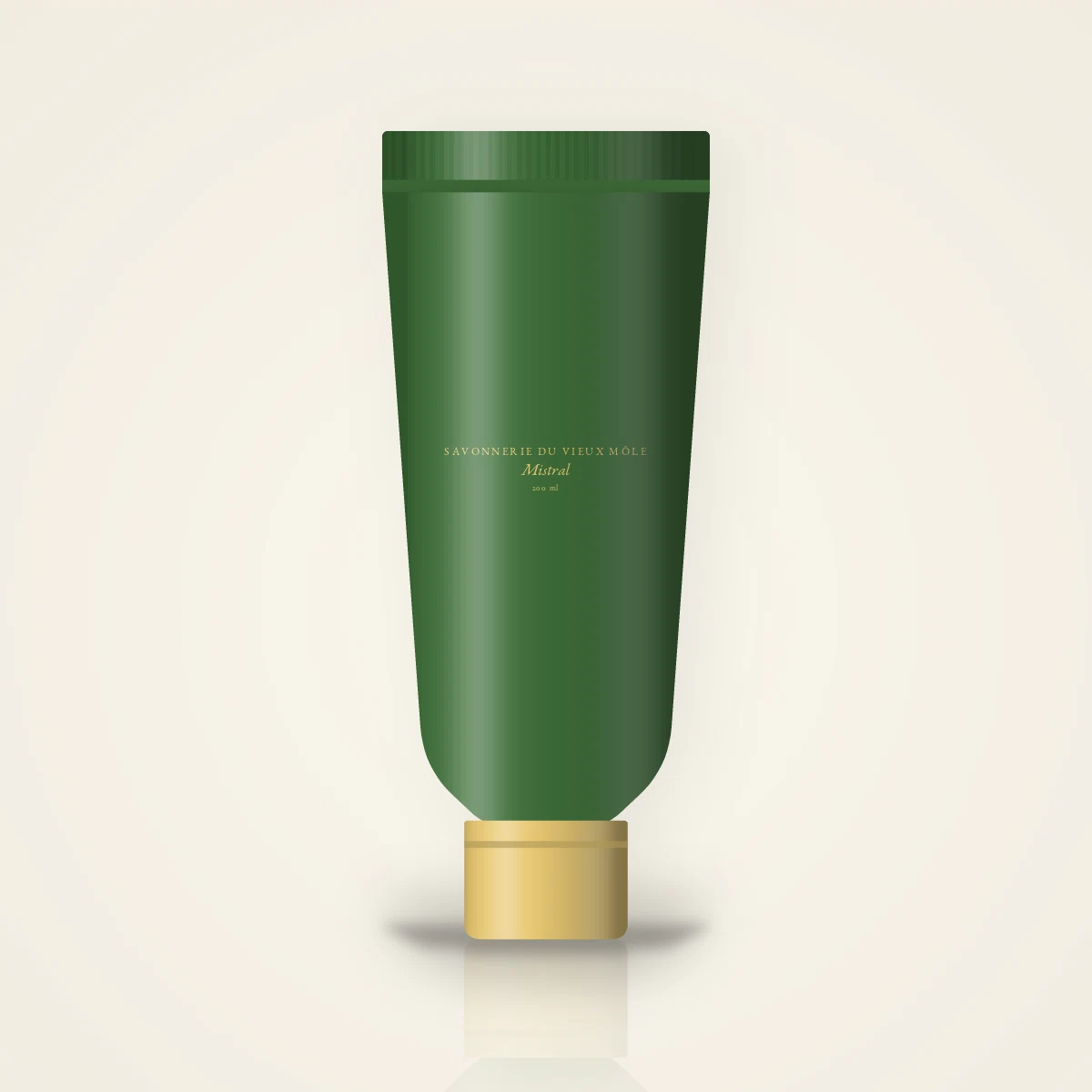 Crème à raser Mistral à la guimauve – Savonnerie du Vieux Môle, tube 200 ml