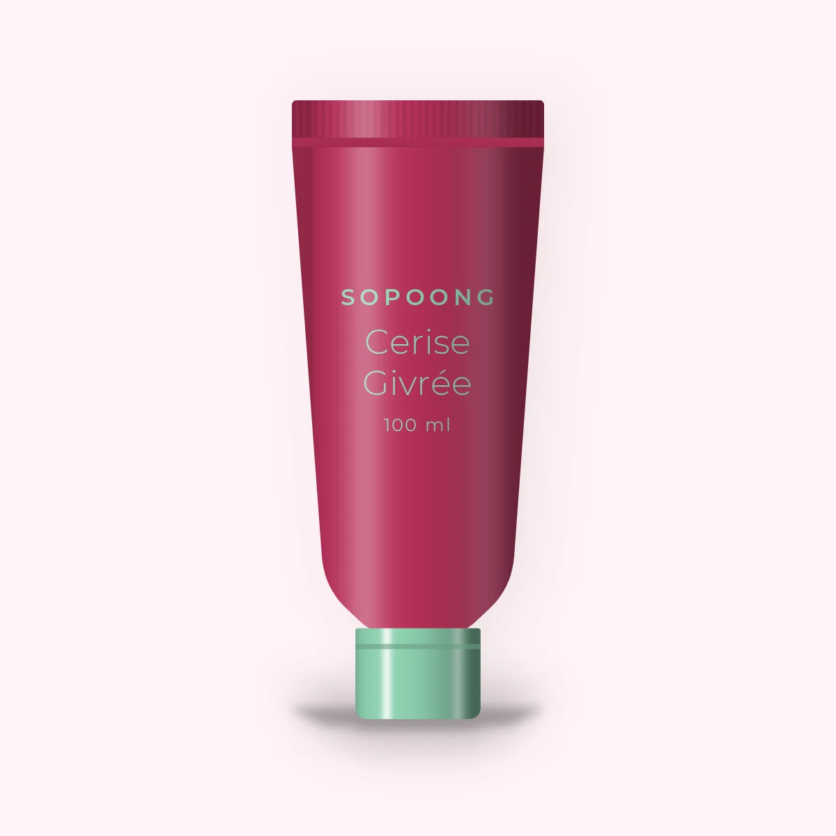 Crème mains Cerise Givrée douceur – Sopoong, tube 100 ml