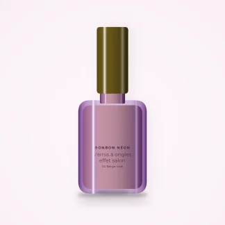 Vernis à ongles effet salon à l'huile d'abricot – Bonbon Néon, flacon 10 ml, teinte 04 Beige rosé