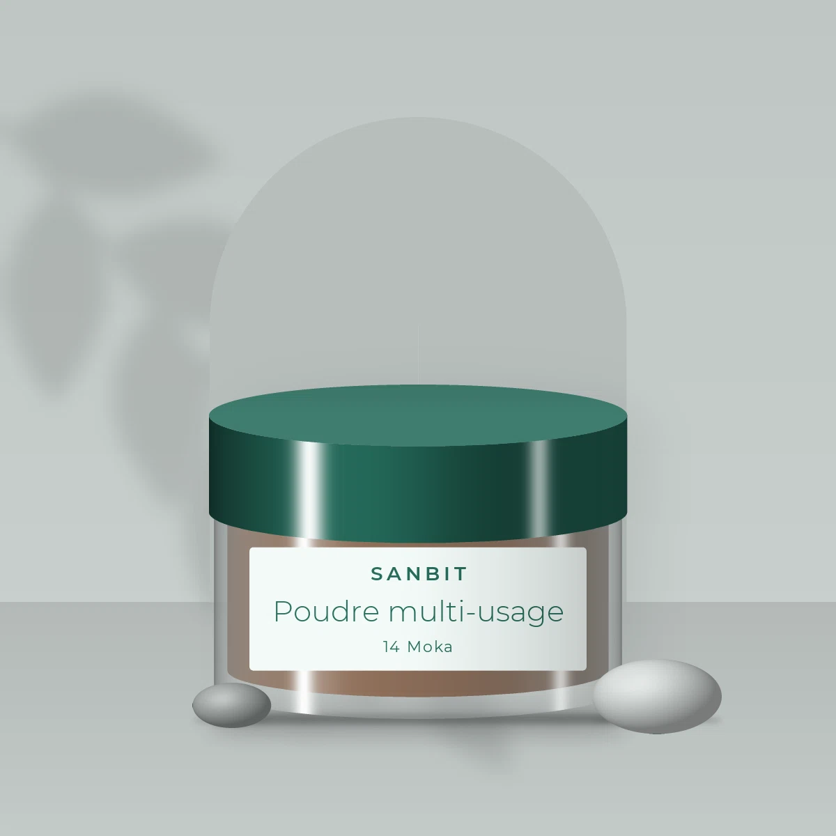 Poudre multi-usage à l'extrait de rose – Sanbit, photo d'ambiance