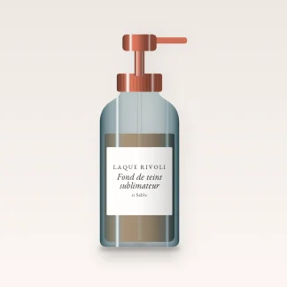 Fond de teint sublimateur à l'allantoïne – Laque Rivoli, flacon-pompe 35 ml, teinte 11 Sable