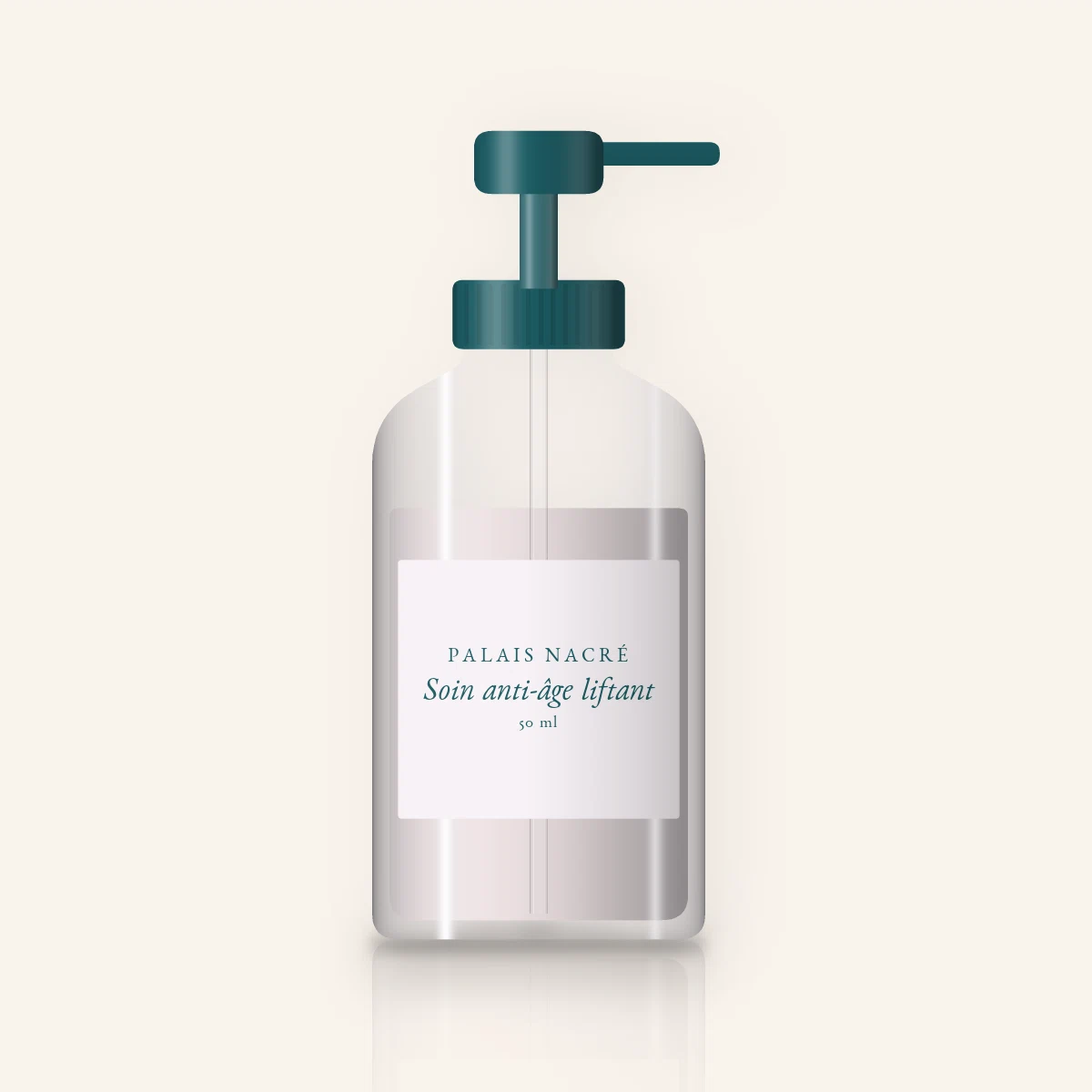 Soin anti-âge liftant à l'huile d'argan – Palais Nacré, flacon-pompe 50 ml