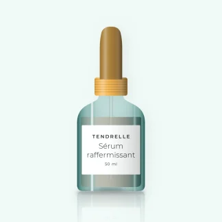 Sérum raffermissant au complexe peptidique – Tendrelle, flacon compte-gouttes 50 ml
