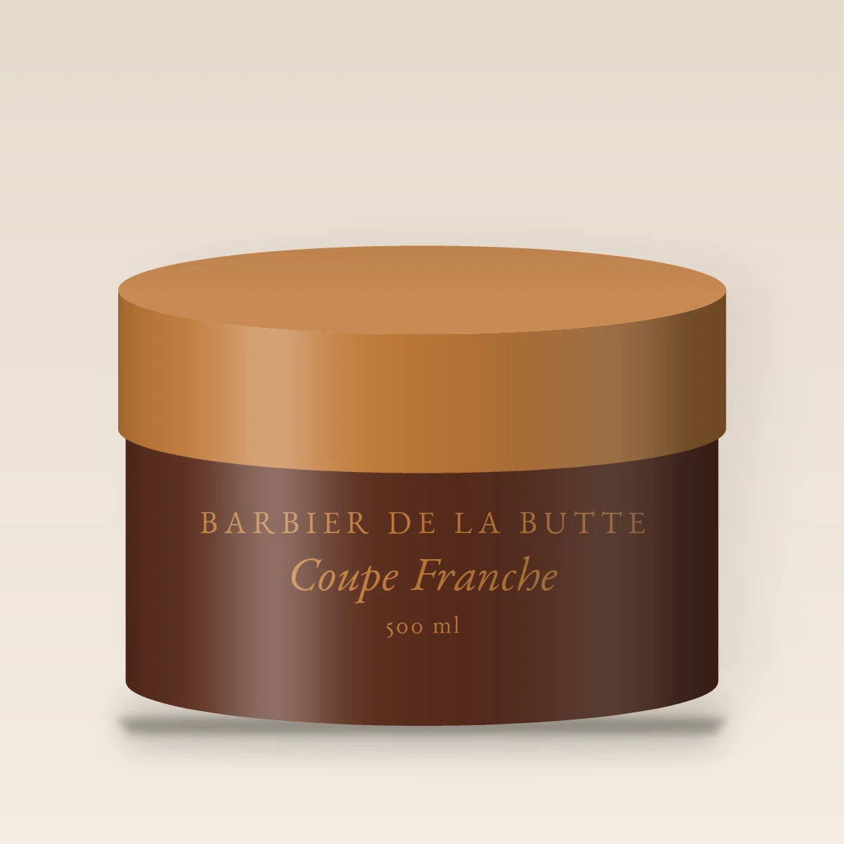 Masque capillaire restructurant Coupe Franche – Barbier de la Butte, pot 500 ml