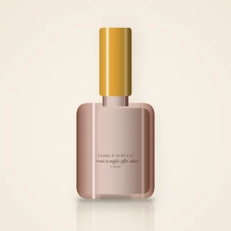 Vernis à ongles effet salon à l'huile de camélia – Terre d'Ocrelle, flacon 5 ml, teinte 01 Cristal