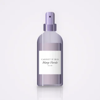 Brume Marge Florale au jasmin sambac – Carnet d'Iris, flacon spray 100 ml