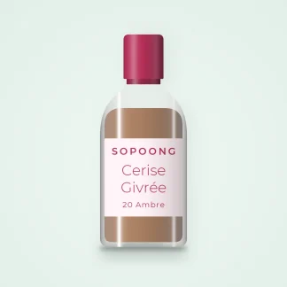 Fond de teint Cerise Givrée confort – Sopoong, flacon 30 ml, teinte 20 Ambre