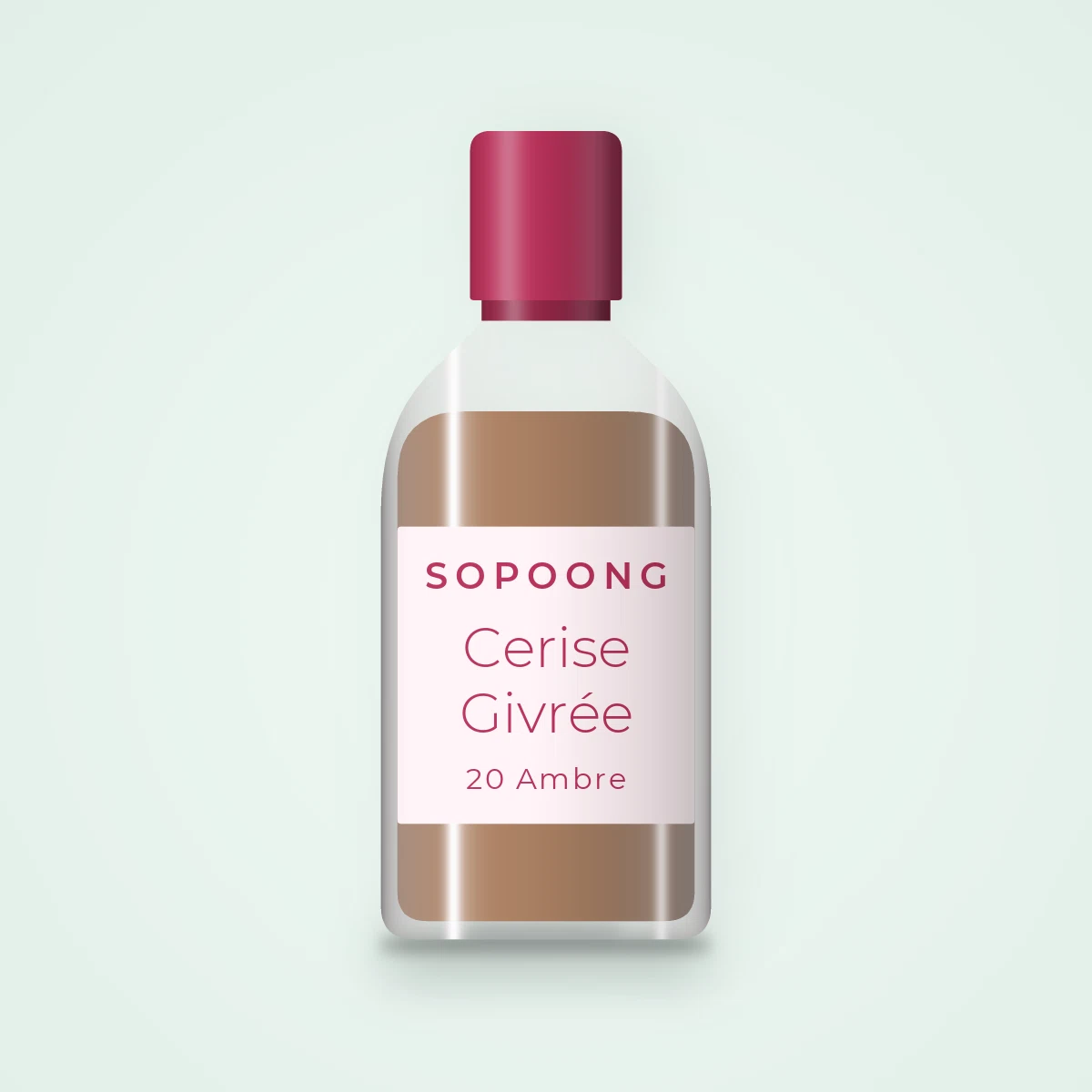 Fond de teint Cerise Givrée confort – Sopoong, flacon 30 ml, teinte 20 Ambre