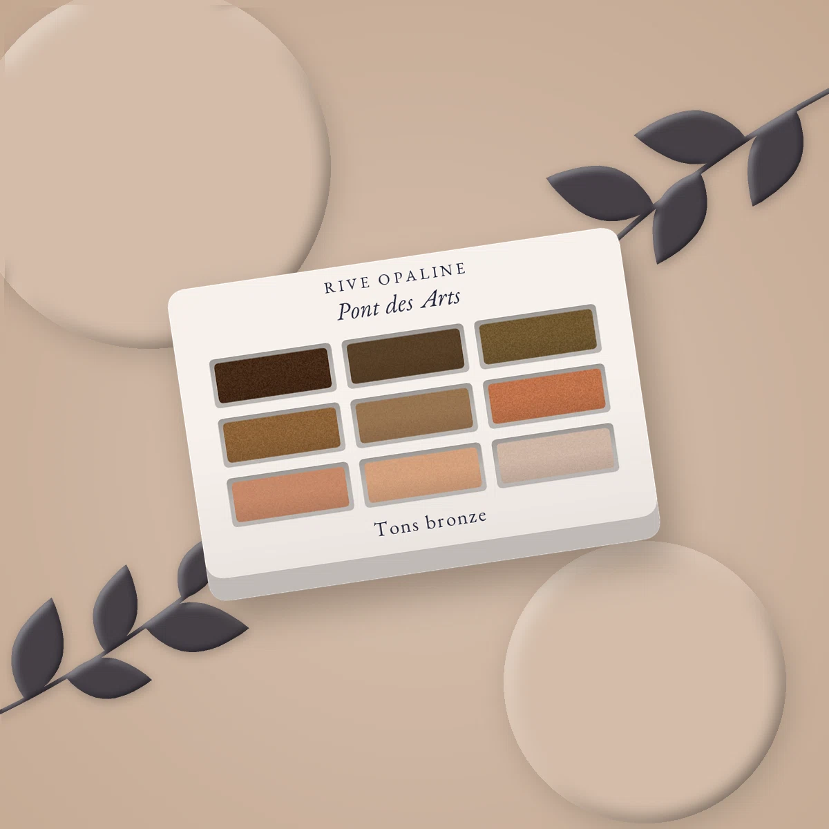 Palette yeux infroissable Pont des Arts – Rive Opaline, photo d'ambiance
