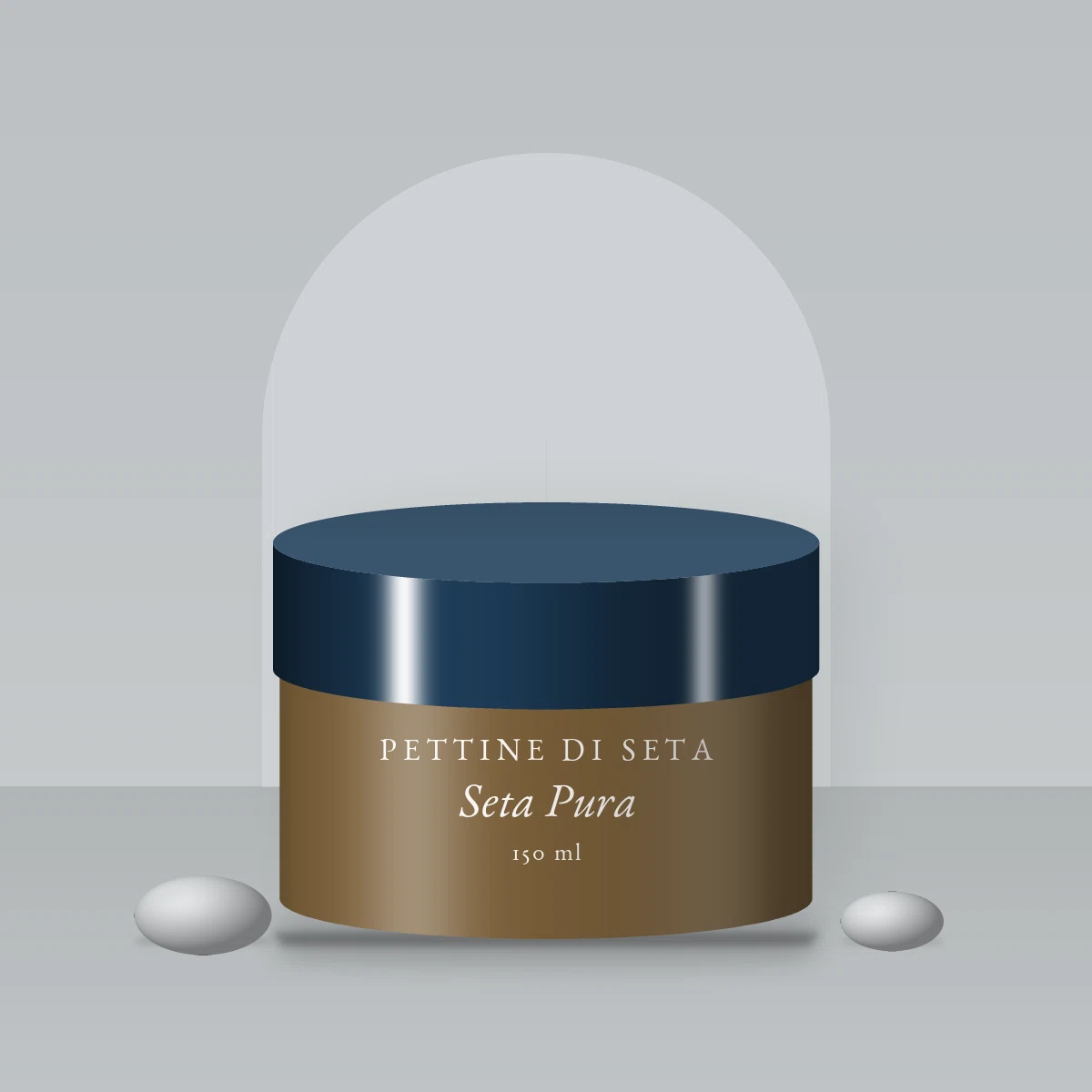 Masque capillaire éclat couleur Seta Pura – Pettine di Seta, photo d'ambiance