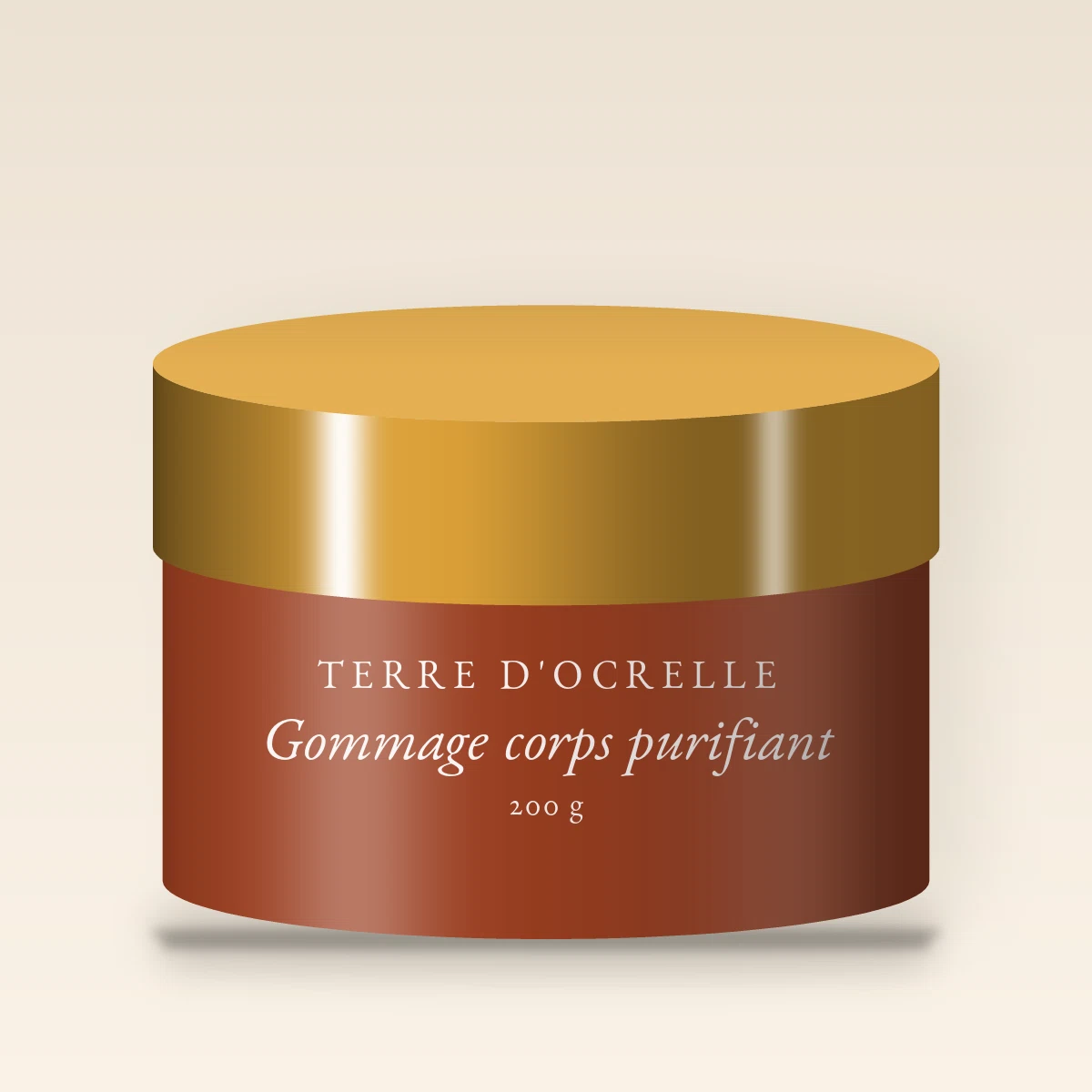 Gommage corps purifiant au beurre de mangue – Terre d'Ocrelle, pot 200 g